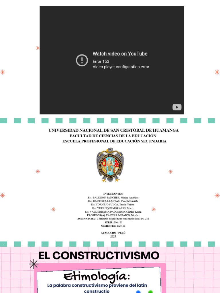 Grupo 6 | PDF | Constructivismo (filosofía de la educación) | Aprendizaje