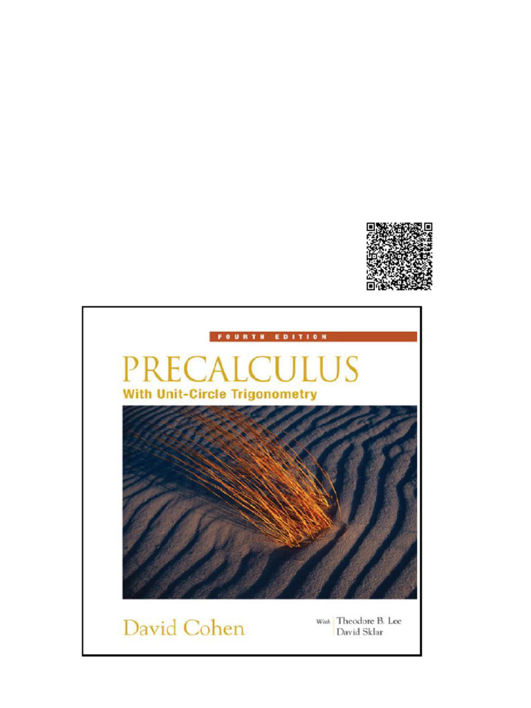 Precalculus With Unit Circle Trigonometry (with CD ROM and iLrn(TM ...