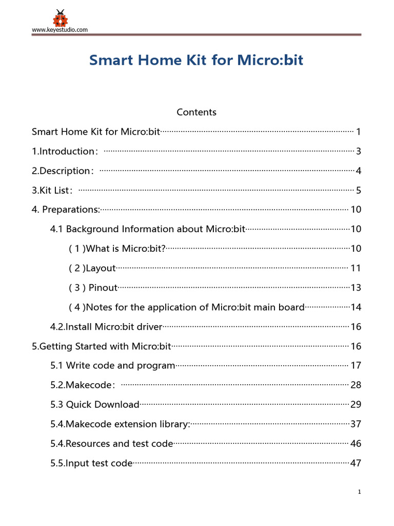 KS4027 (KS4028) Microbit Smart Home | PDF | Windows 10 | Computer Program