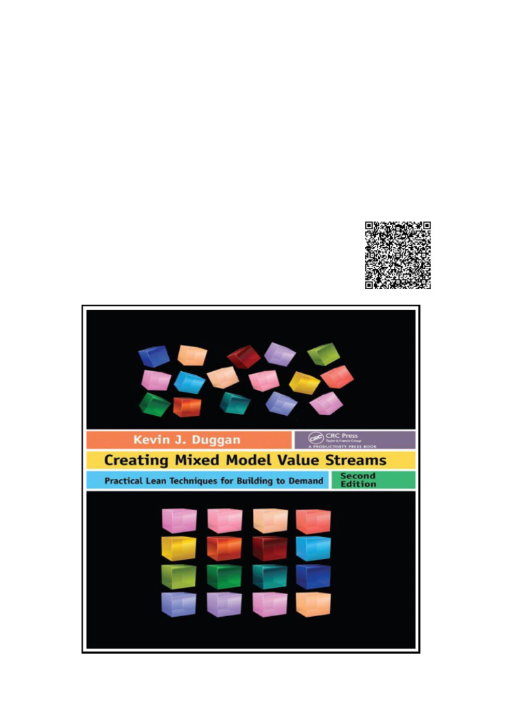 Creating Mixed Model Value Streams Practical Lean Techniques For ...