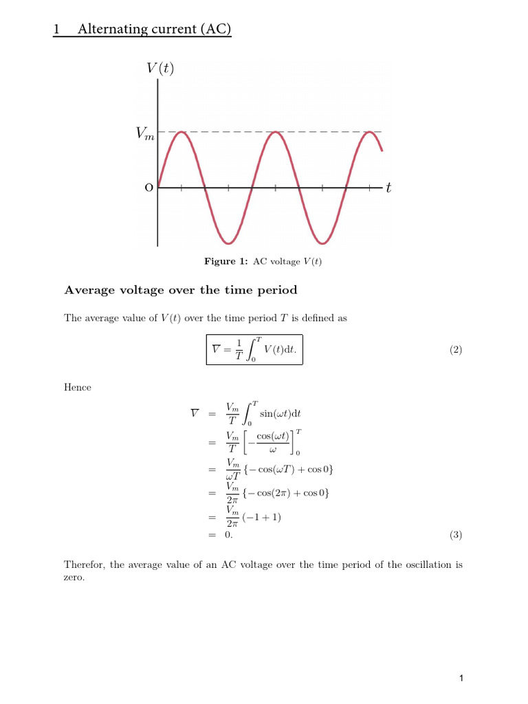 How to Calculate the Root Mean Square Value and Average Value of the ...