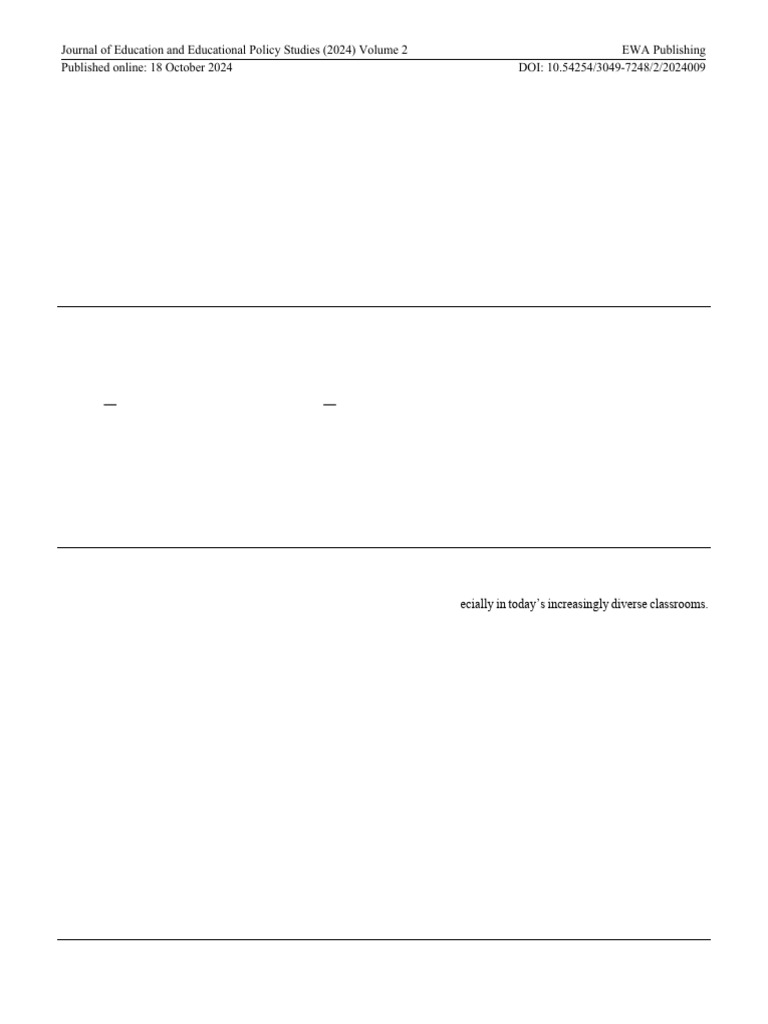 Equity in Education How Classroom Practices Can PR | PDF ...