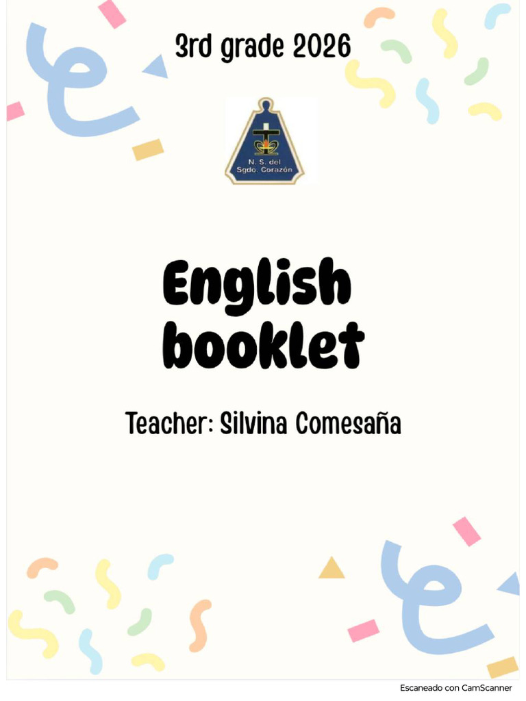 Booklet 3rd Grade | PDF