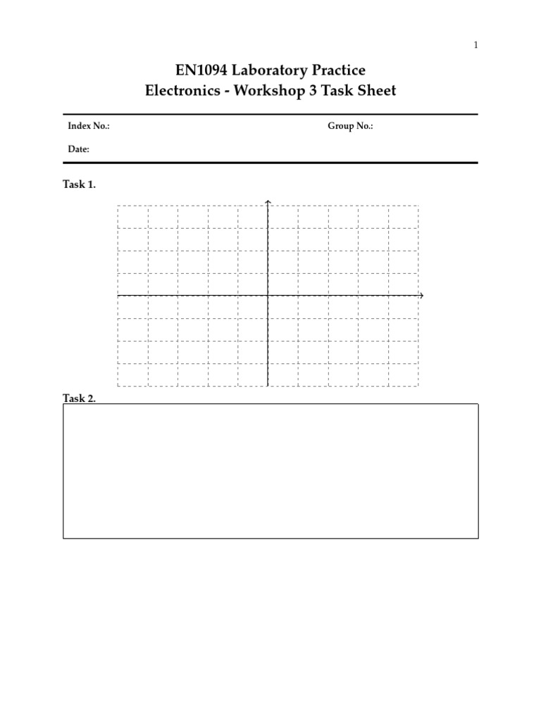 Task Sheets - Week03 | PDF