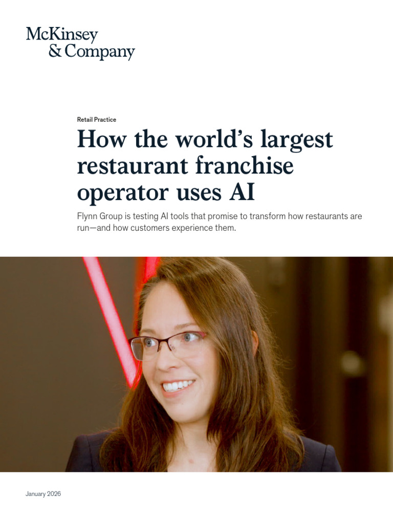 How The Worlds Largest Restaurant Franchise Operator Uses Ai Final ...