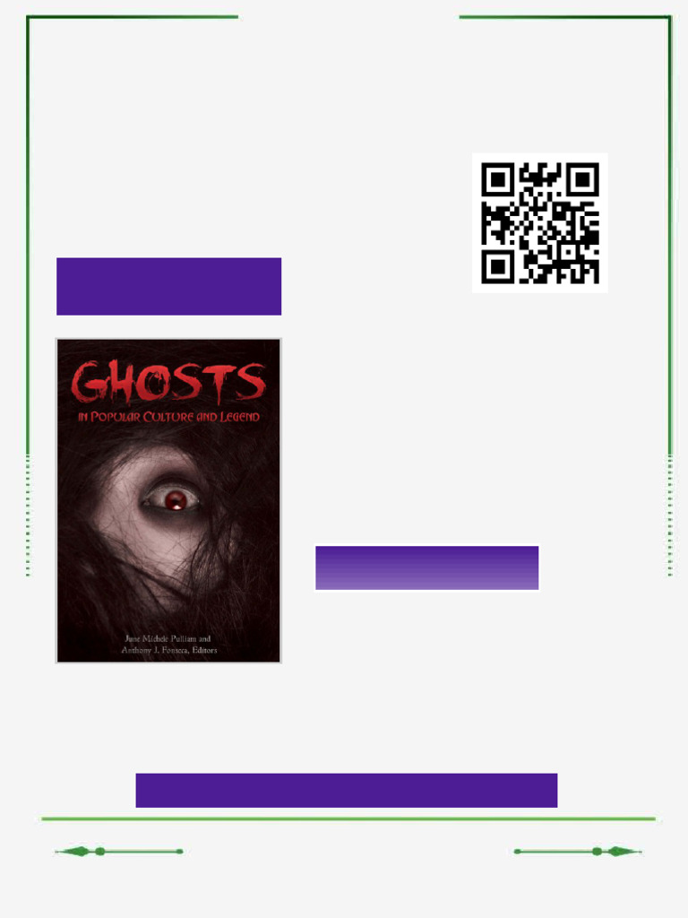 Ghosts in Popular Culture and Legend June Michele Pulliam Ebook ...