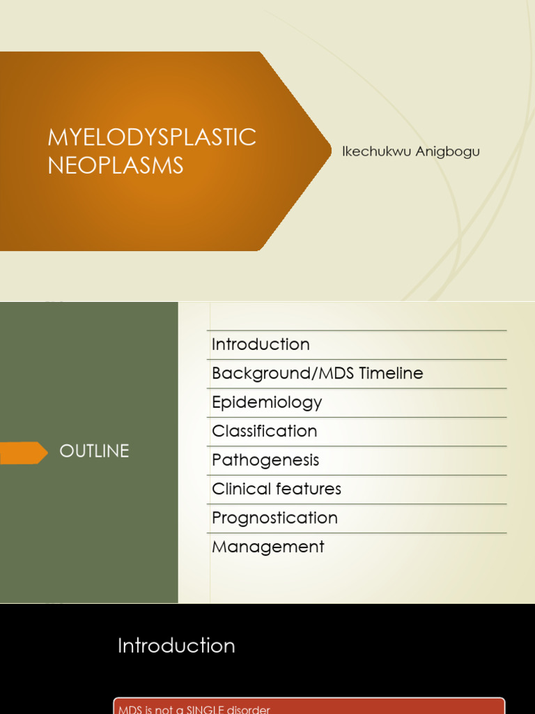 The Myelodysplastic Syndrome | PDF | Diseases And Disorders | Medical ...