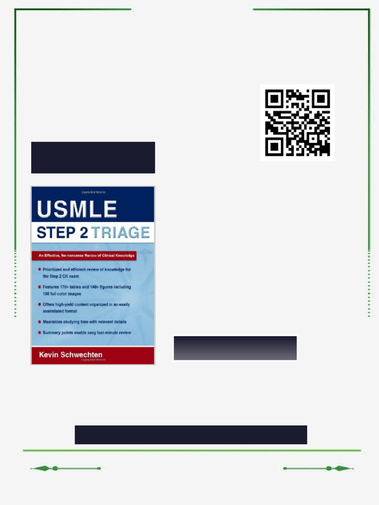 USMLE Step 2 Triage An Effective No Nonsense Review of Clinical ...