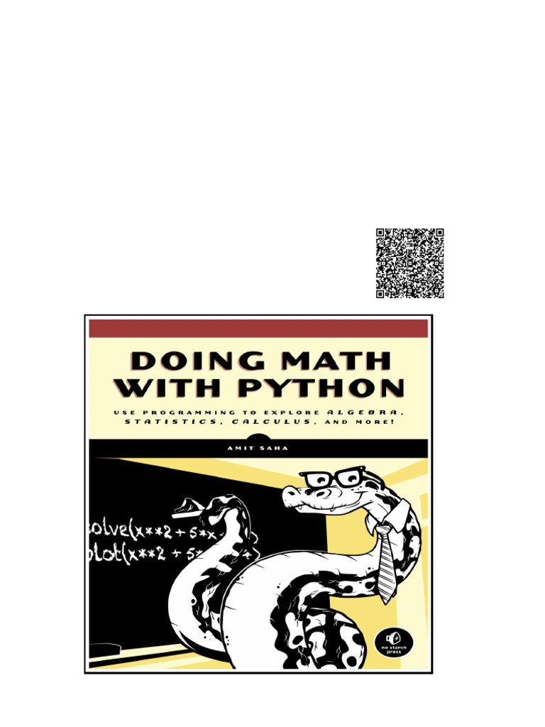 Doing Math With Python Use Programming To Explore Algebra Statistics ...