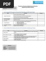 PPE Removal Sequence Guidelines | PDF | Personal Protective Equipment ...
