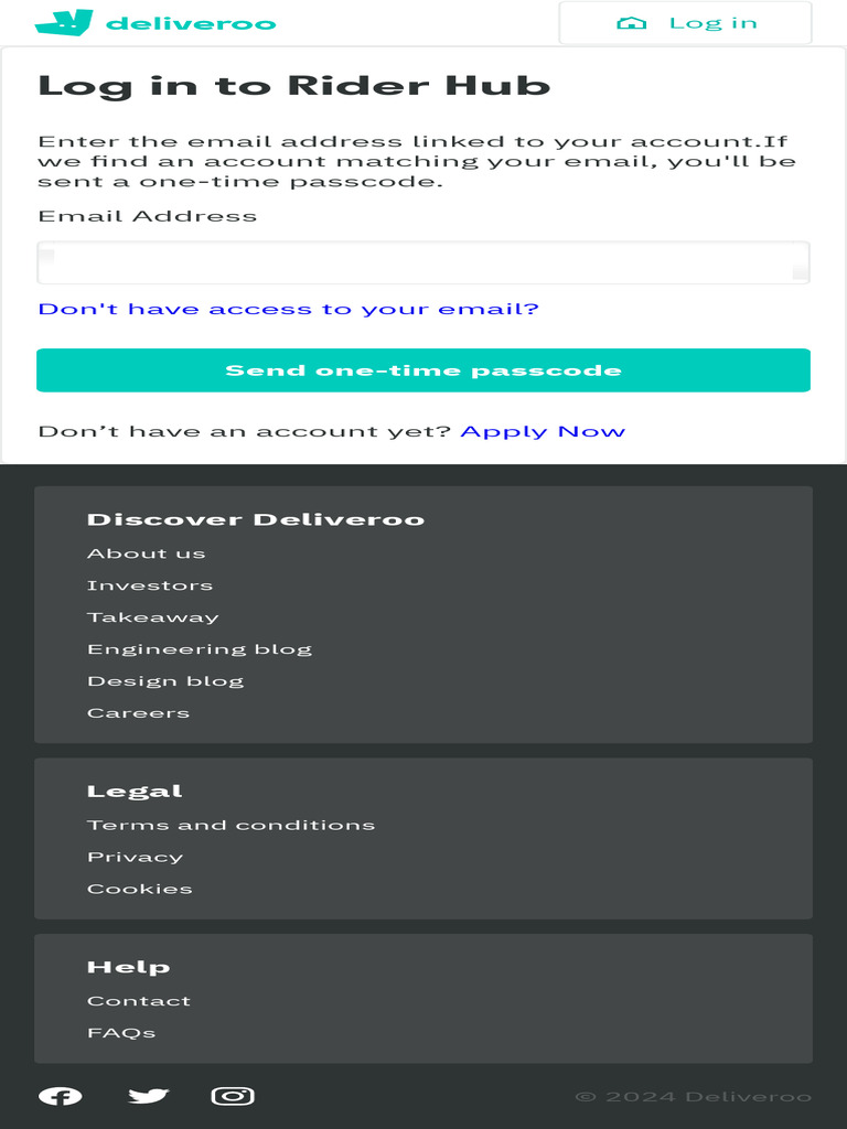 Deliveroo Rider Application | PDF