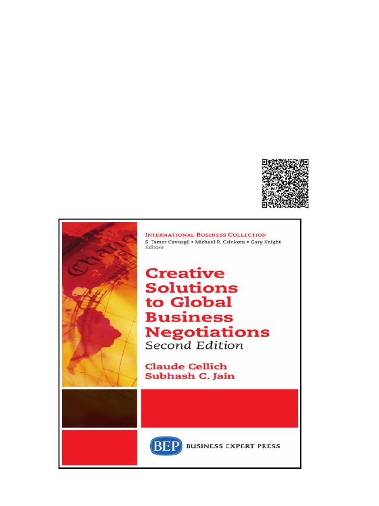 Creative Solutions to Global Business Negotiations Second Edition ...
