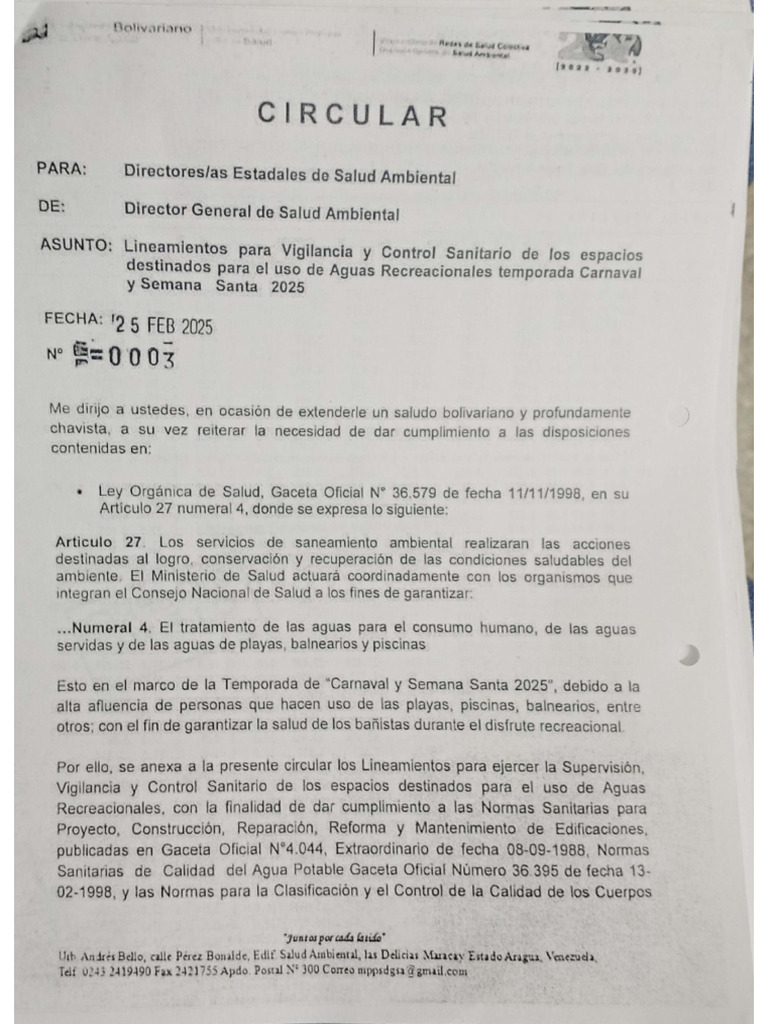 Circular 25 02 2025 | PDF