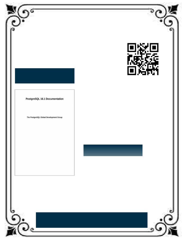 PostgreSQL 16 1 Documentation The Postgresql Global Development Group ...