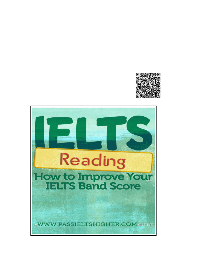 IELTS Reading How To Improve Your IELTS Test Band Score | PDF | Cluster ...