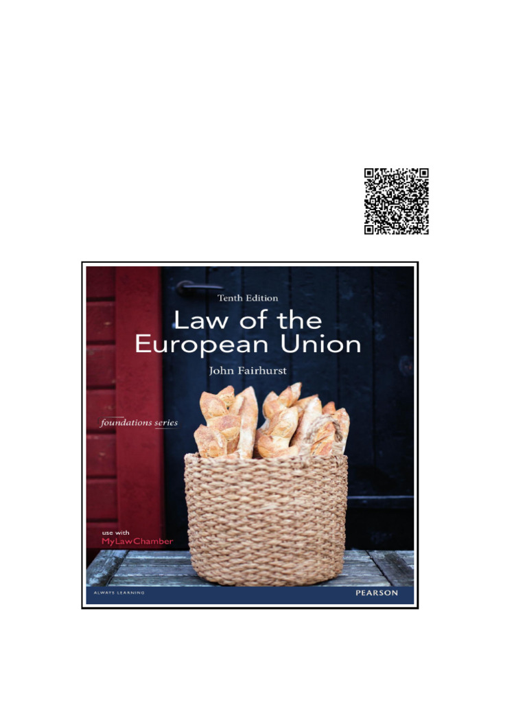 Law of The European Union 10th Edition | PDF