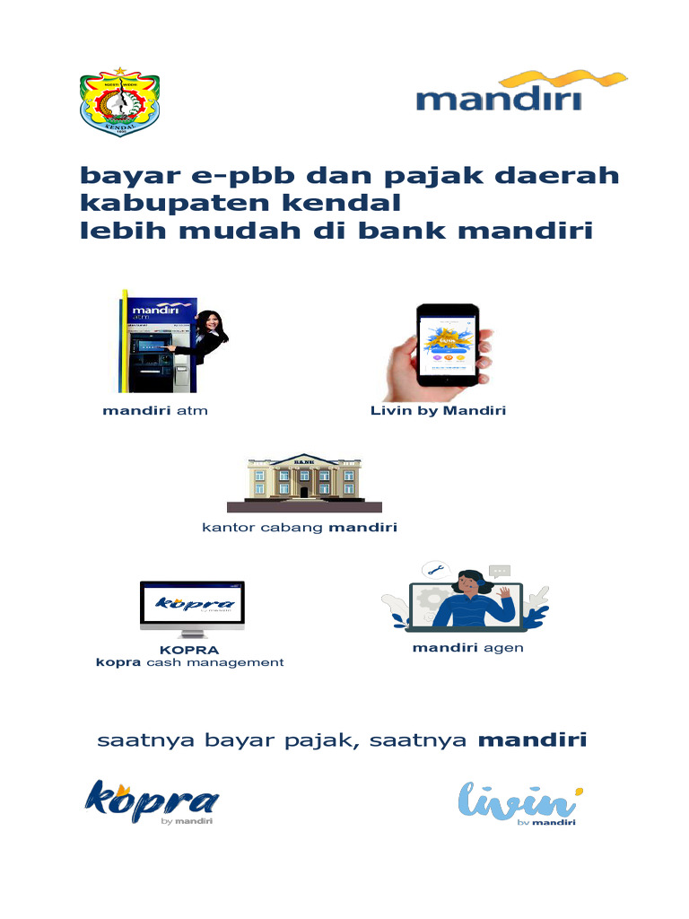 Petunjuk Bayar EPBB Dan Pajak Daerah Kendal Via Bank Mandiri New Jan ...