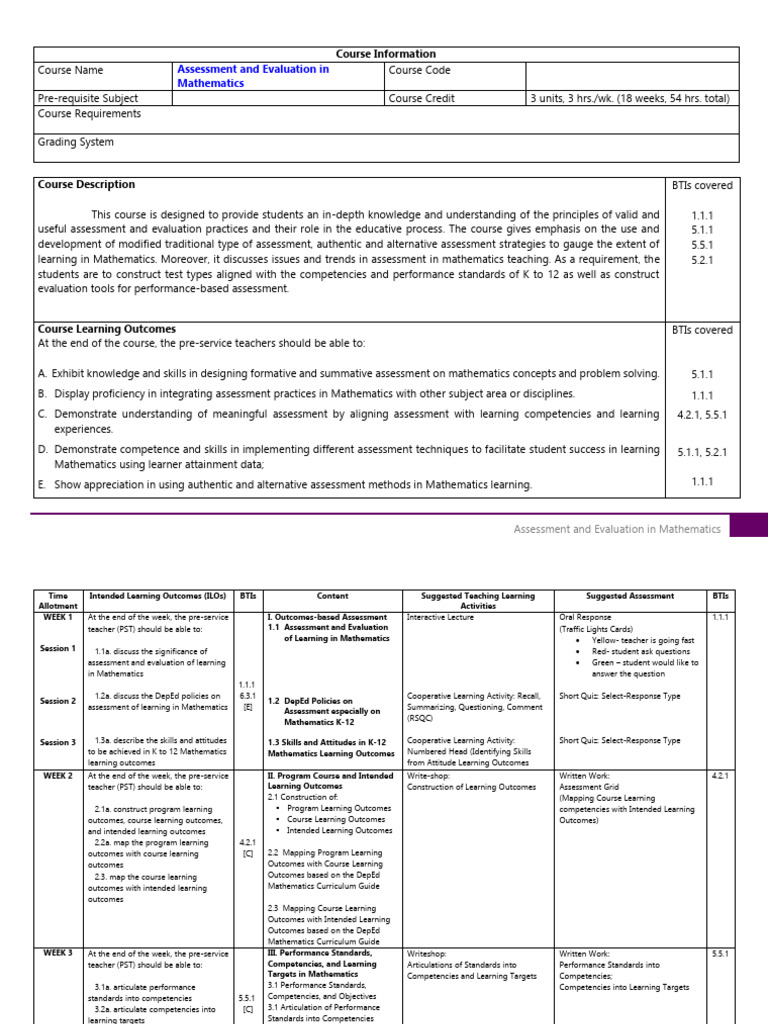 Edm 135 Assessment and Evaluation | PDF | Educational Assessment ...