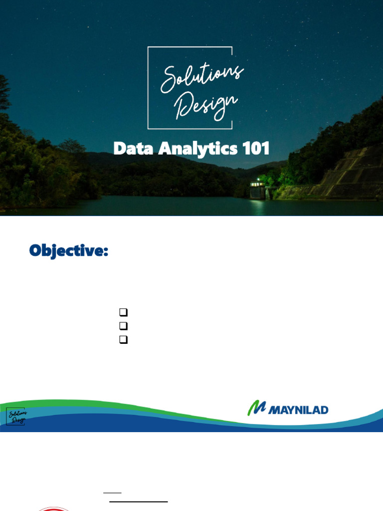 Data Analytics 101 by King Ramos (02132026) For Sending | PDF ...