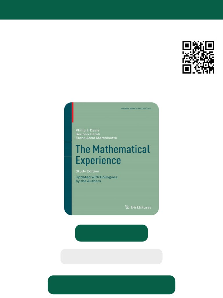 The Mathematical Experience Study Edition Davis Ebook Full Size Version ...