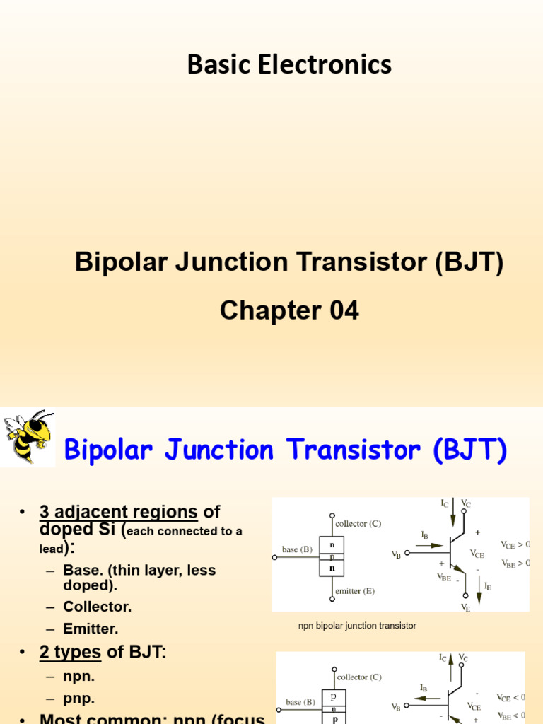 BJT Lecture Slides BE | PDF | Bipolar Junction Transistor | Computer ...
