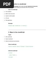 JavaScript Full Course Overview | PDF
