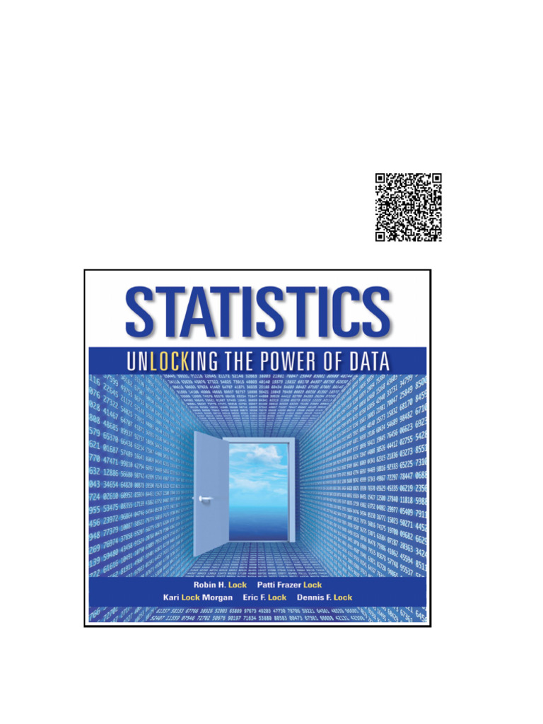 Statistics Unlocking the Power of Data First Edition | PDF | People's ...