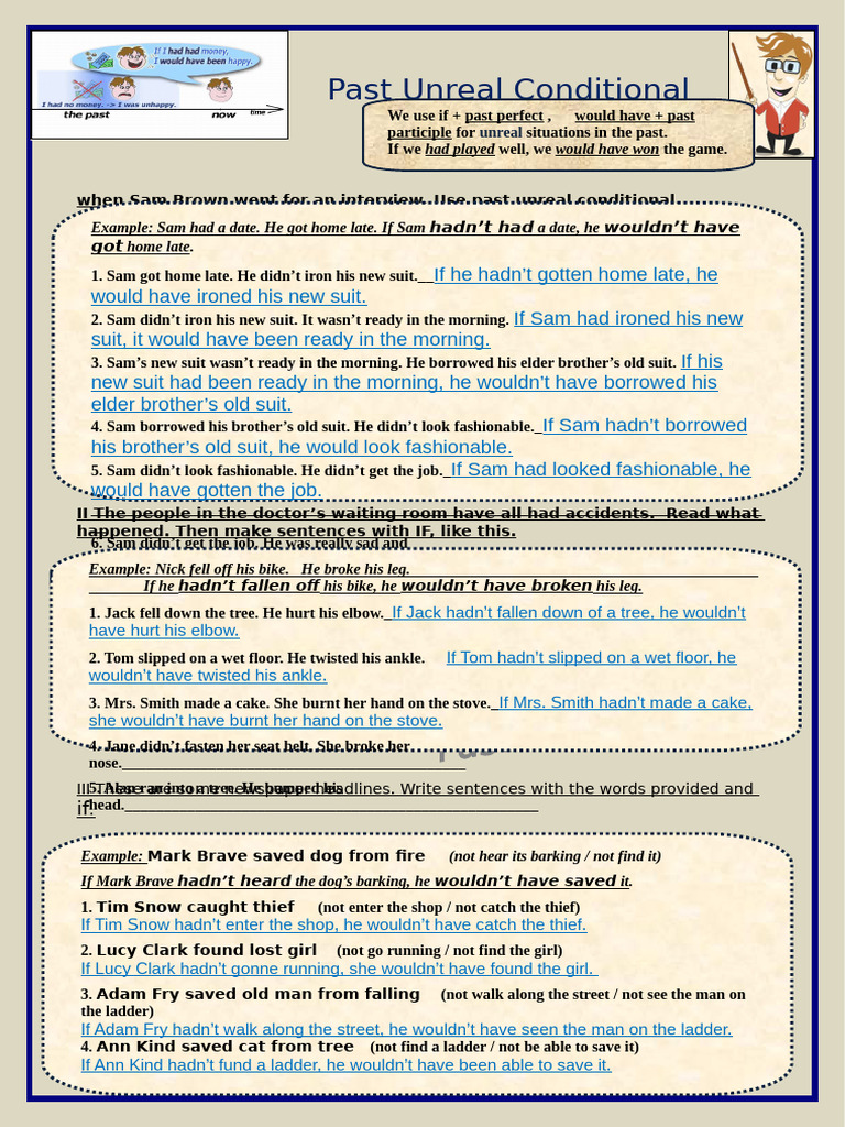 Past Unreal Conditional | PDF