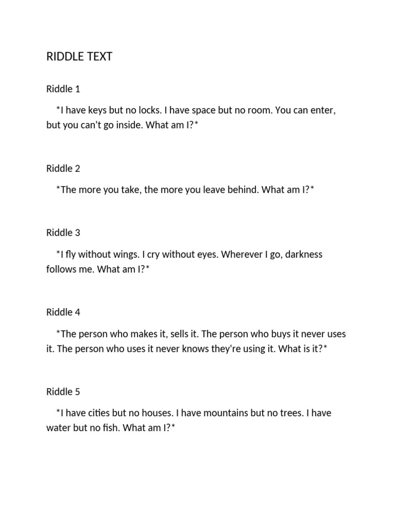 Riddle Text Mario | PDF