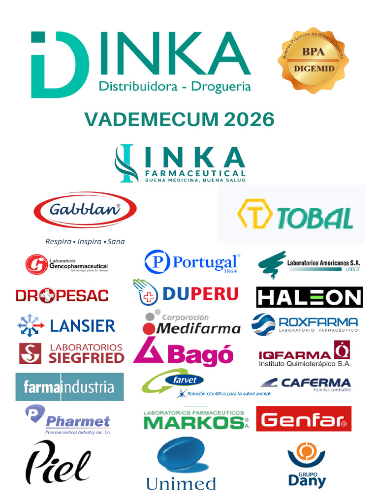 0 Vademecum Inka 2026 | PDF | Organización Mundial de la Salud ...