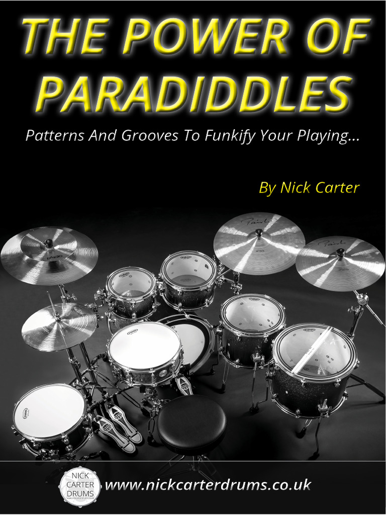 The Power of Paradiddles-Nick Carter | PDF | Drumming | Rhythm And Meter