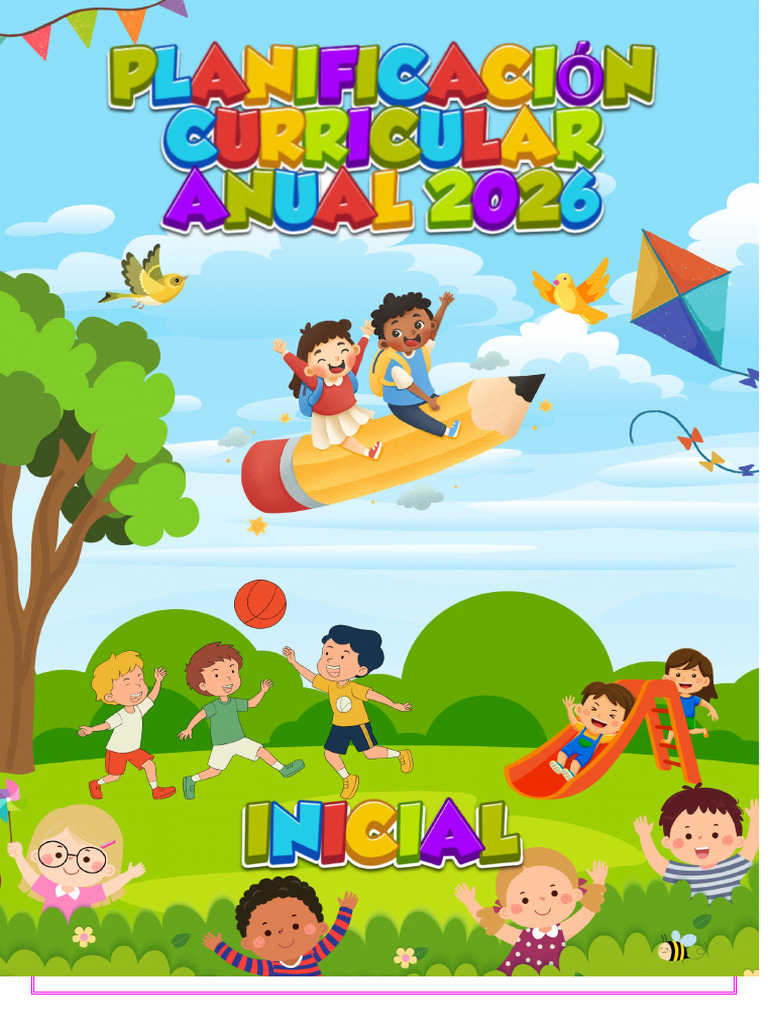 Planificación Curricular Anual 2026 Inicial | PDF | Plan de estudios ...