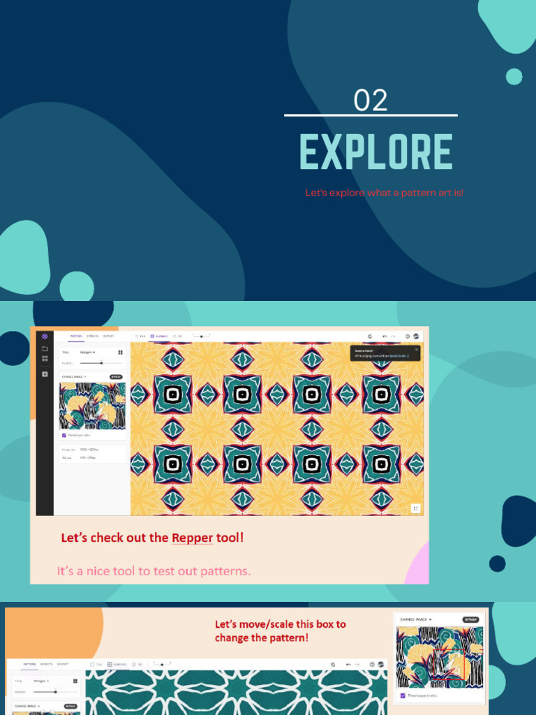 Bài 5 - Day 04 Pattern Art With Code | PDF