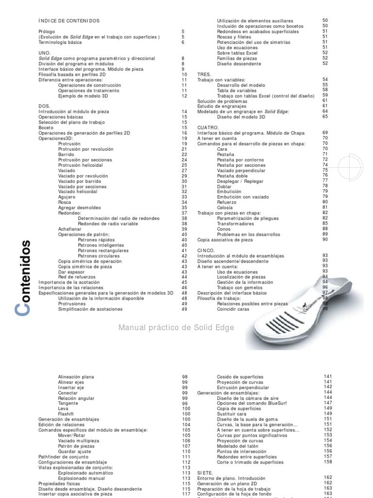 Guía Completa de Solid Edge 3D | PDF | Gráficos de computadora 3 D ...