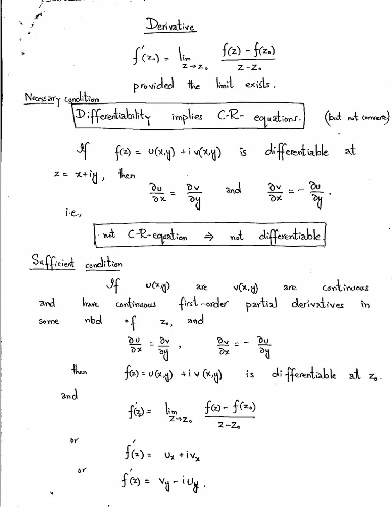 Complex Analysis Lec4 | PDF