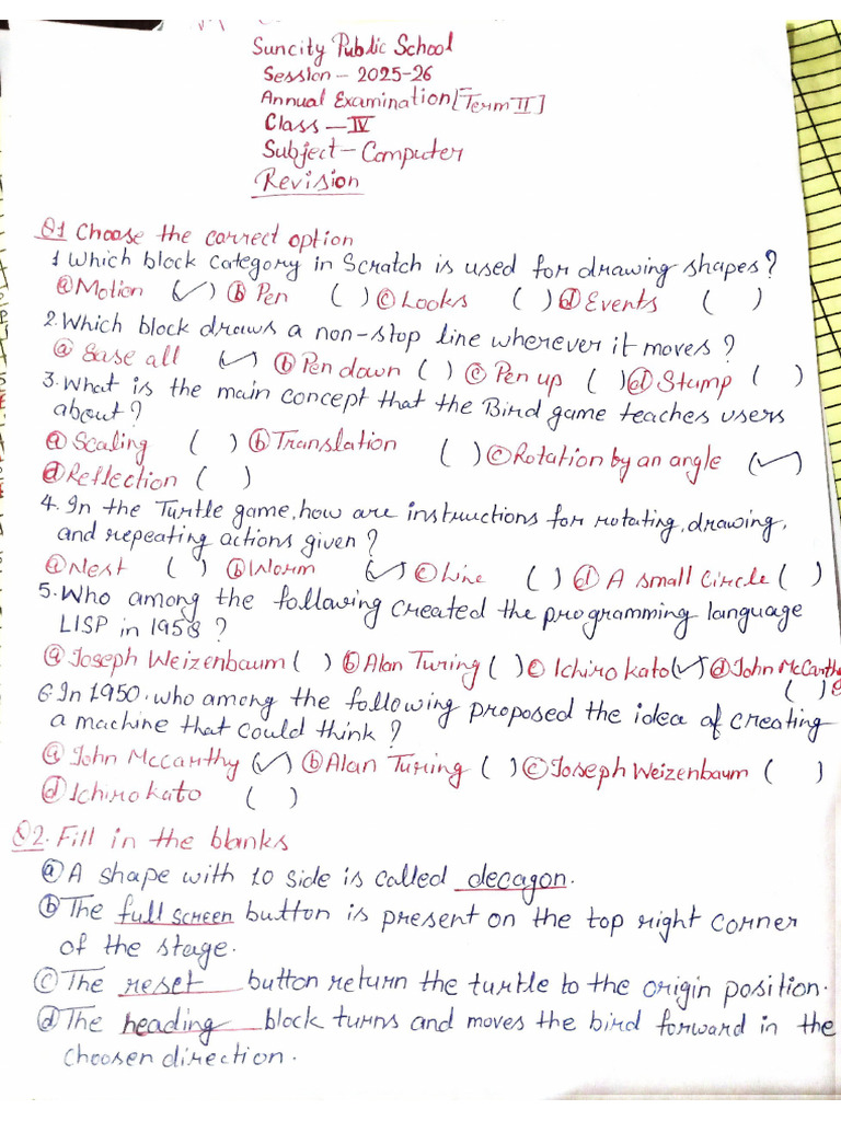 Revision Work (Computer) | PDF
