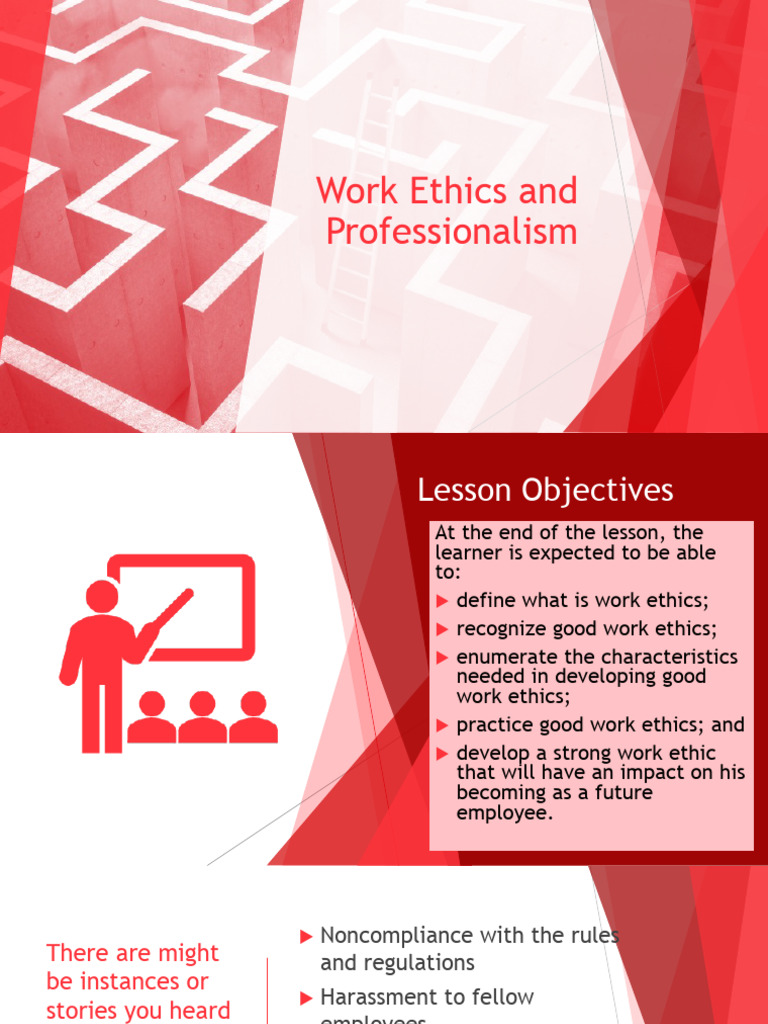 02 Work Ethics and Professionalism | PDF