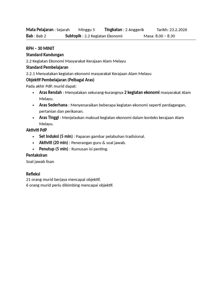 RPH M5 2026 | PDF