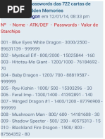 Yu-Gi-Oh GX Tag Force Pack Codes | PDF | Magician (Fantasy) | Nature