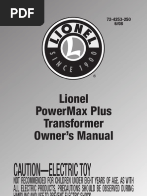 lionel powermax transformer