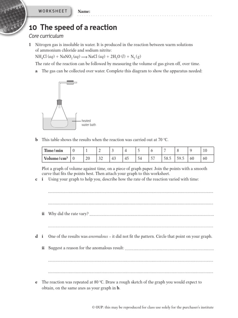 Worksheet 10 | PDF | Materials | Physical Sciences