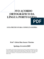 Novo Acordo Ortografico Da Lingua Portuguesa Guia Pratico Para Consulta Rapida