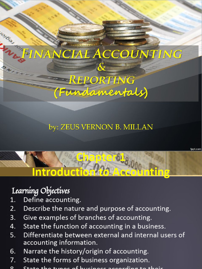 Chapter 1 - Introduction To Accounting | PDF | Accounting | Financial ...