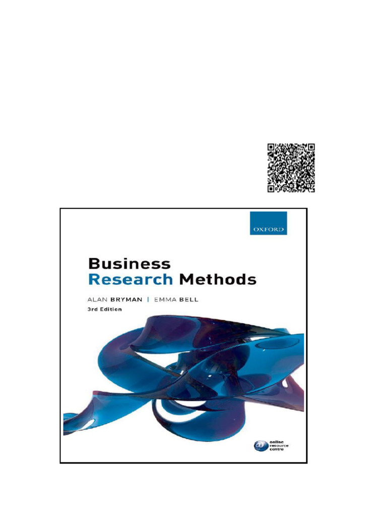 Business Research Methods 3rd Bryman Alan & Bell Emma | PDF