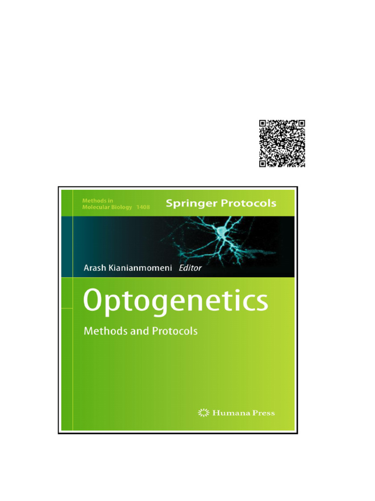 Optogenetics Methods and Protocols | PDF