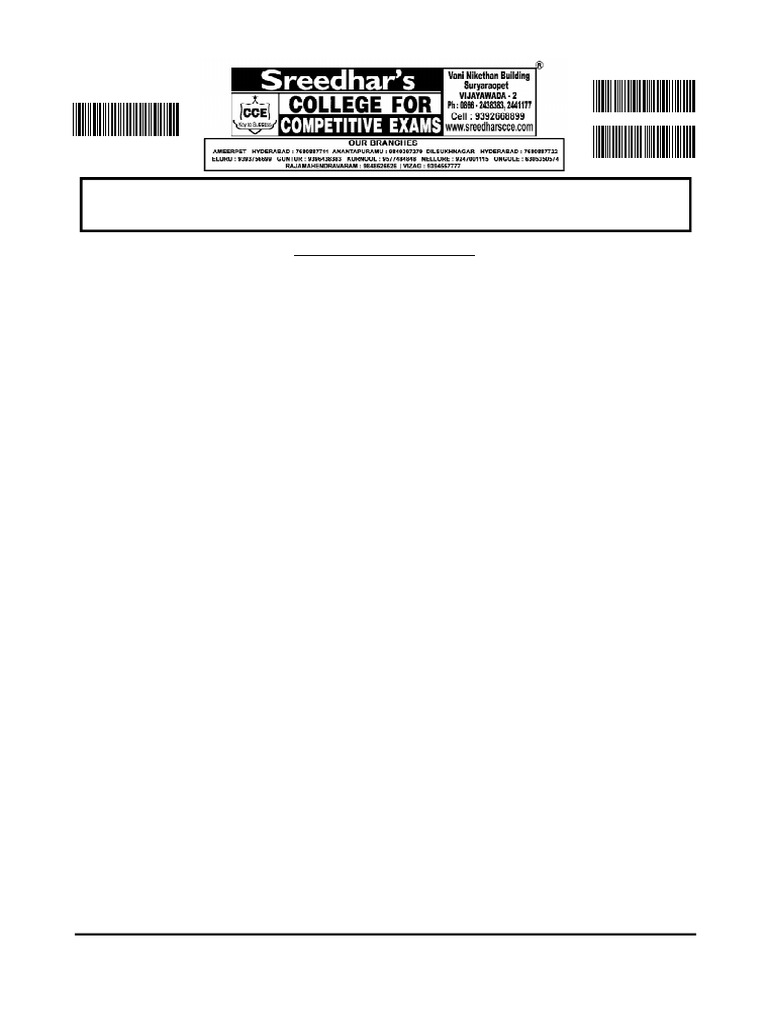 Model Test 141 | PDF
