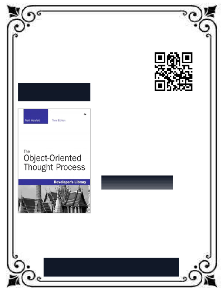 Object Oriented Thought Process 3rd Edition Matt Weisfeld Ebook Fully ...