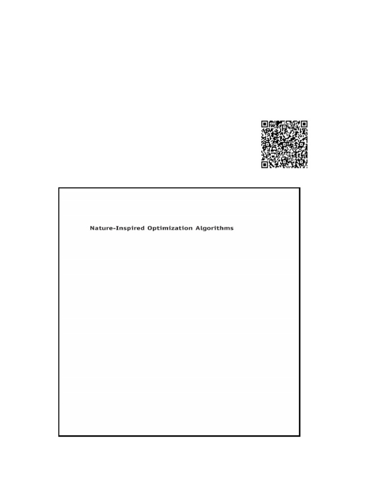 Nature Inspired Optimization Algorithms 4 8 8AB@0B @ | PDF