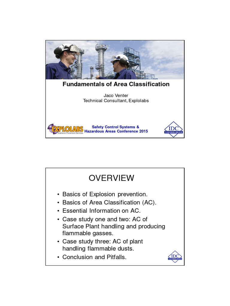 Fundamentals of Area Classification Annex | PDF | Gases | Mechanical ...