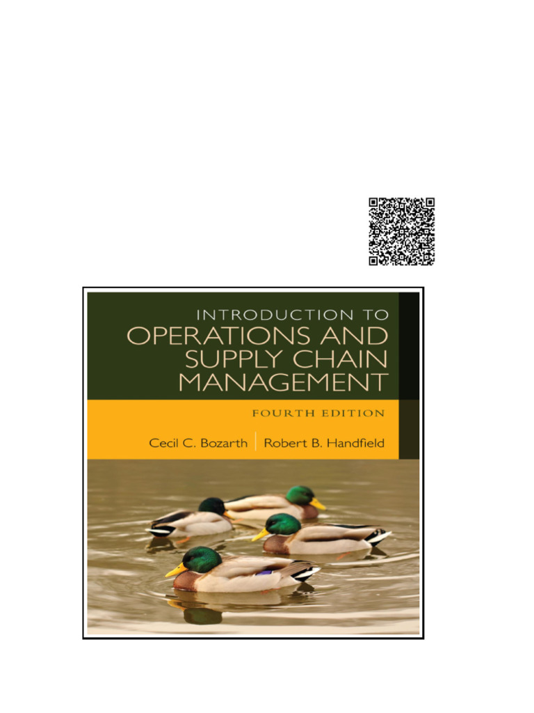 Introduction to Operations and Supply Chain Management 4th Edition ...
